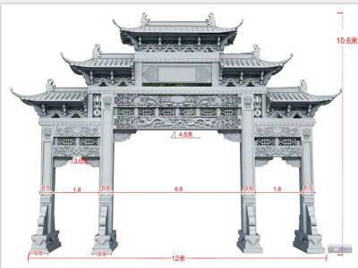 石雕栏杆、石拱桥、石栏杆