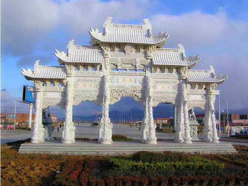 寺庙石牌楼