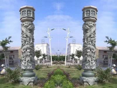 石雕栏杆、石拱桥、石栏杆