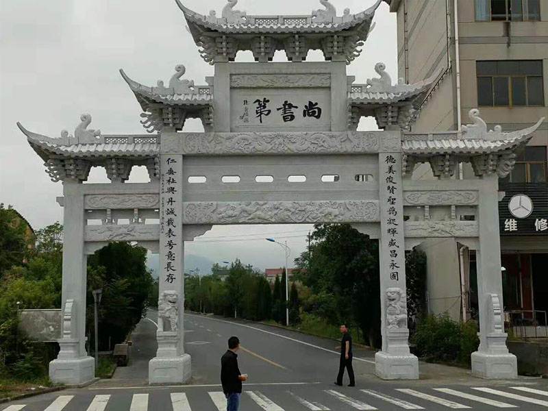 花岗岩石雕牌坊厂家